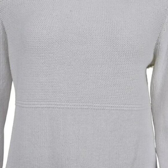 J Jill Turtleneck Knit  Sweater White Long Sleeve Size Medium - Picture 3 of 12